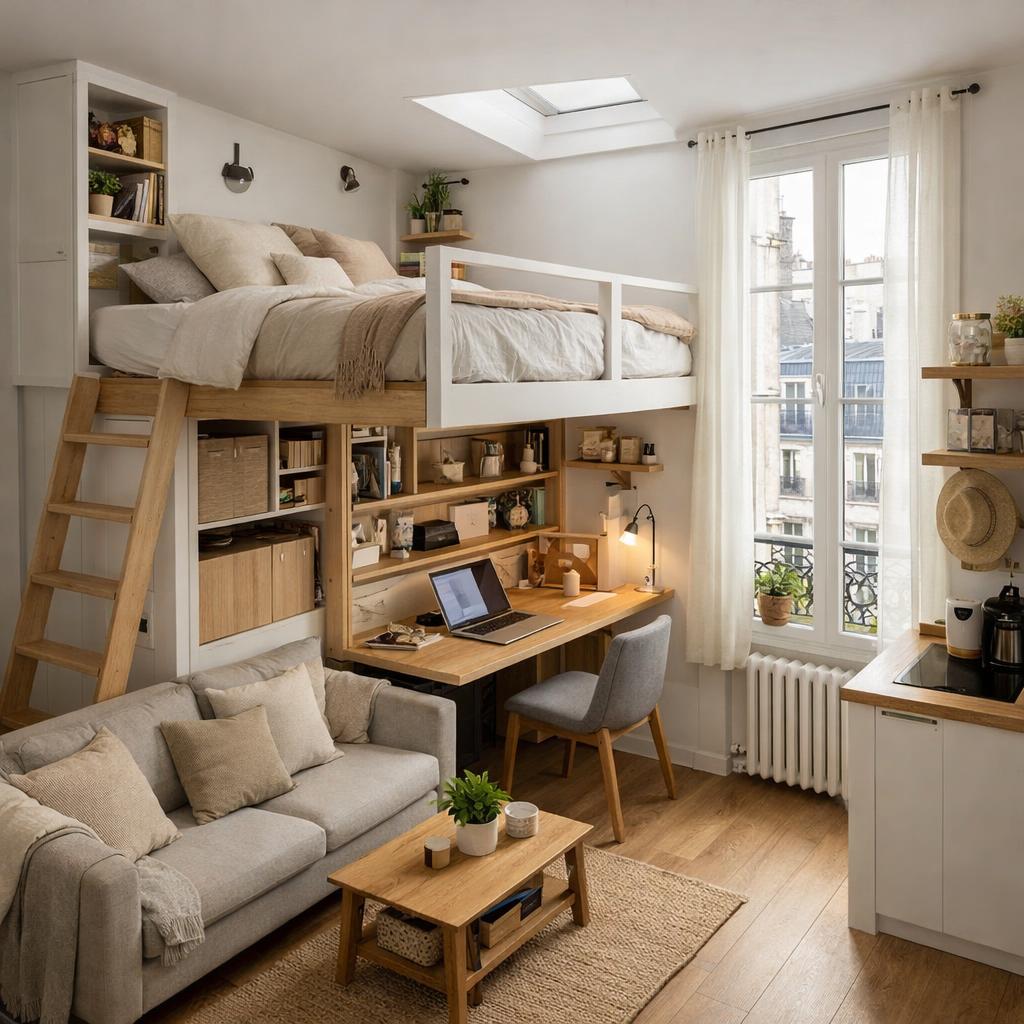 Aménager 20 m² à Paris : 30 idées pour un studio fonctionnel