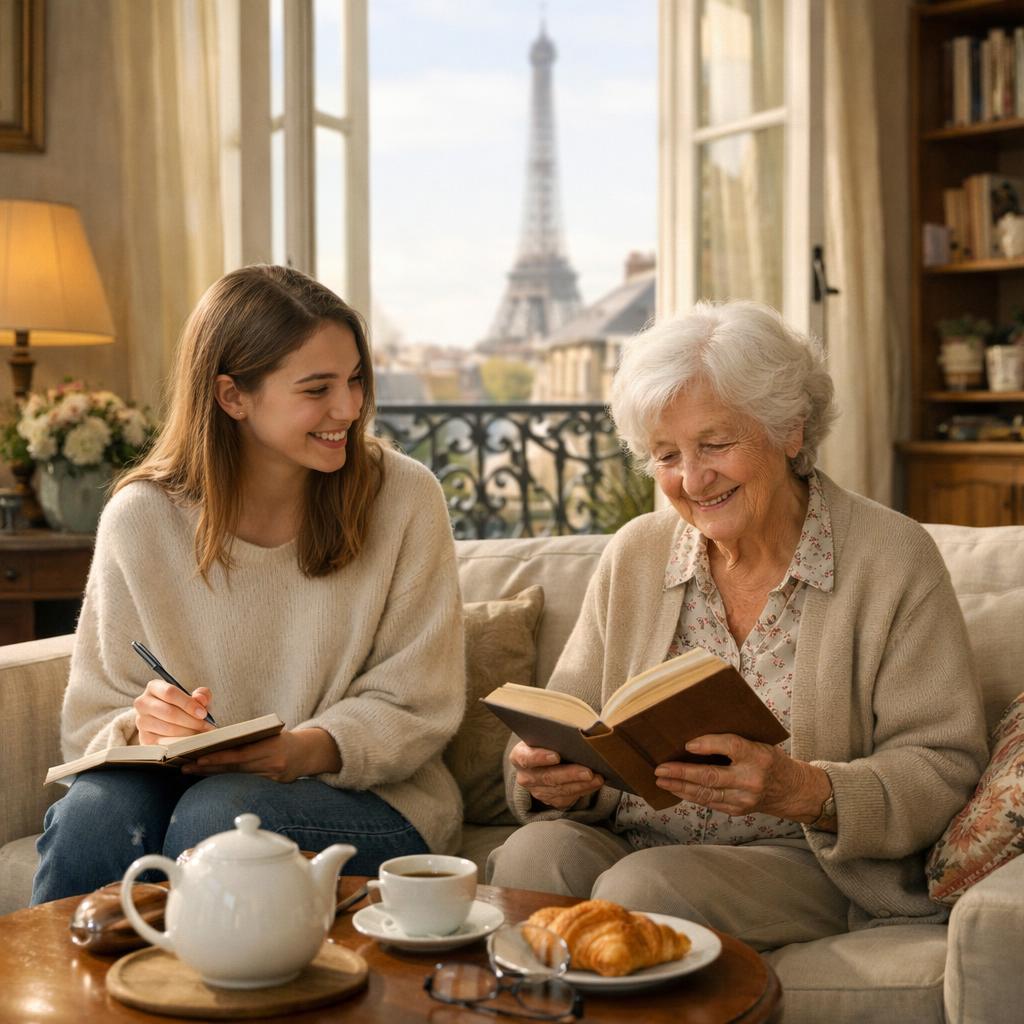 Colocation intergénérationnelle à Paris : étudiant + senior