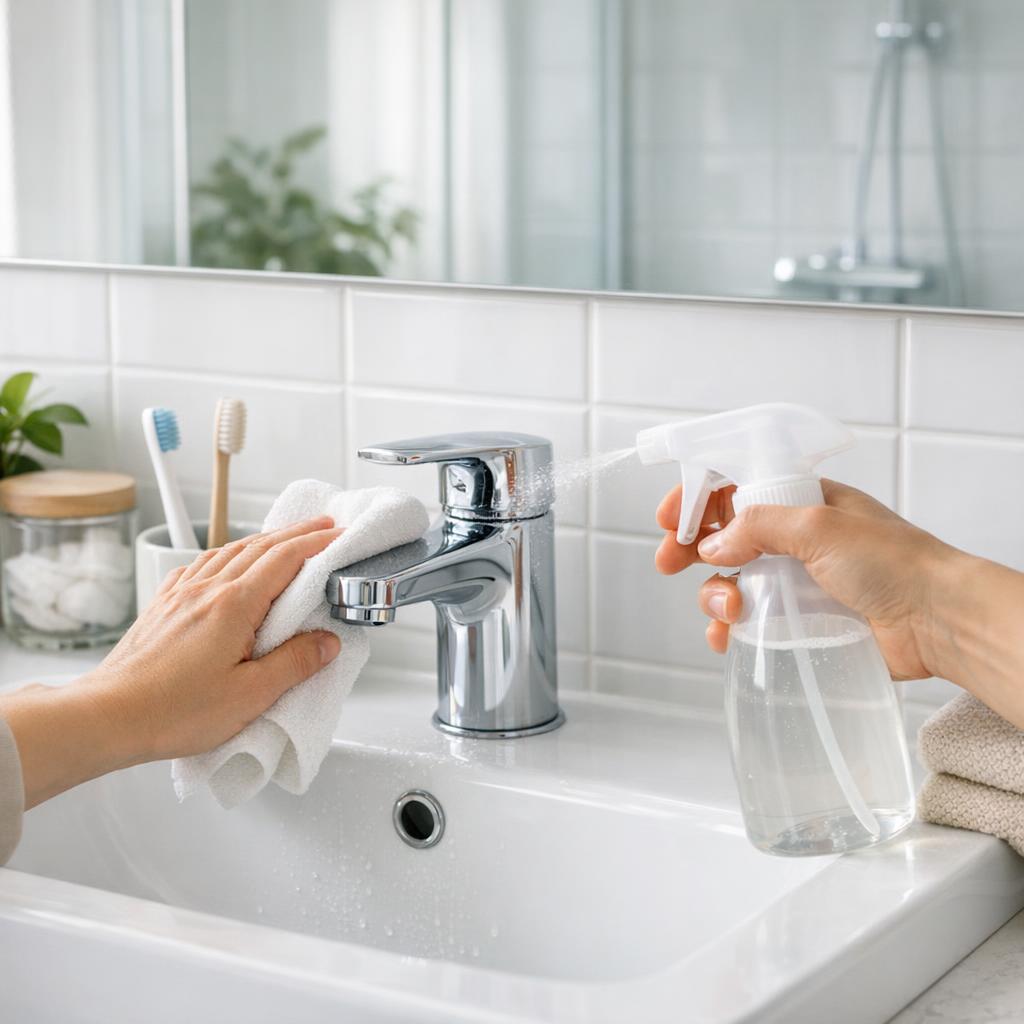 Entretien de la salle de bain : calcaire, moisissures, joints