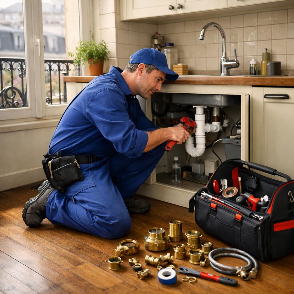 Prix d'un plombier à Paris : tarifs réels en 2026