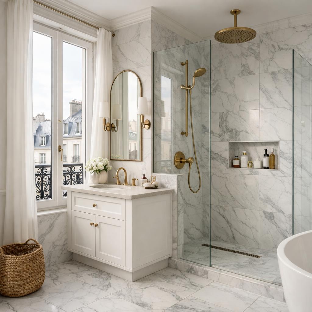 Refaire la salle de bain d'un appartement parisien : budget